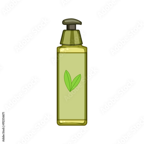 spa massage oil cartoon. aromatherapy treatment, beauty therapy, health plant spa massage oil sign. isolated symbol vector illustration