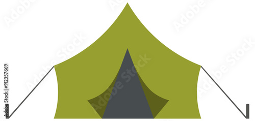 Camping tent icon