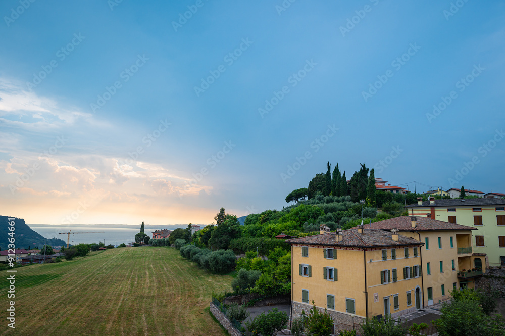 Large anvil of a thunderstorm near Lake Garda, Italy Large anvil of a thunderstorm near Lake Garda, Italy
