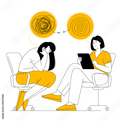 Psychotherapy session or consultation.