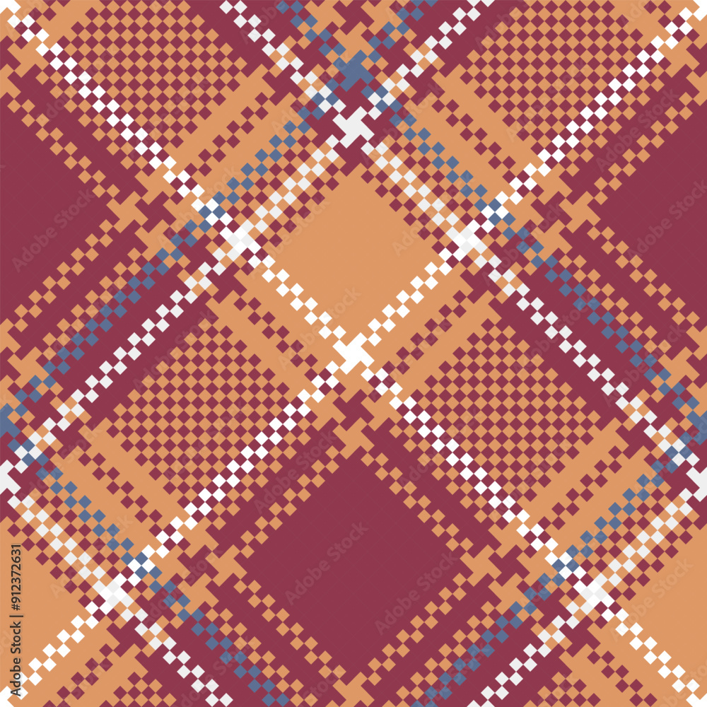 Tartan Seamless Pattern. Tartan Plaid Vector Seamless Pattern. Template for Design Ornament. Seamless Fabric Texture. Tartan Seamless Pattern. Tartan Plaid Vector Seamless Pattern. Template for Design Ornament. Seamless Fabric Texture.