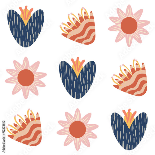 Stylized Floral Pattern