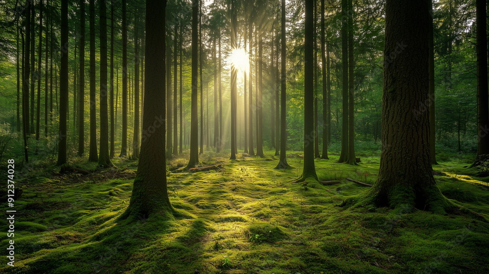 Obraz premium nature forest landscape