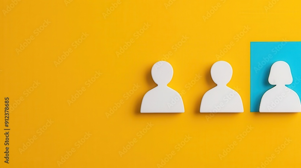 Social network, user profiles, flat design illustration Social network, user profiles, flat design illustration