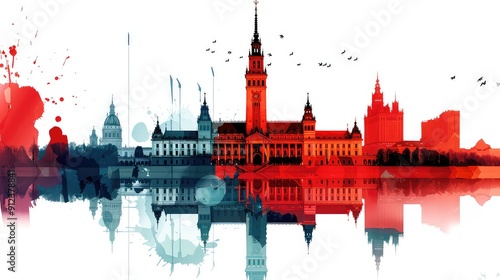  Illustration Of Russian Landmarks, Generative AI