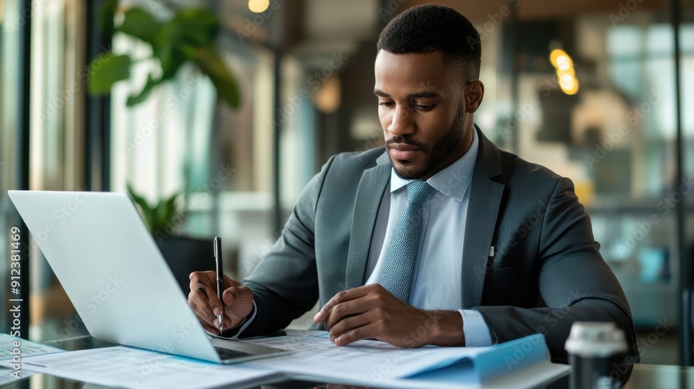 custom made wallpaper toronto digitalDiligent Male Auditor Reviewing Corporate Financial Records for Accuracy in Office Setting