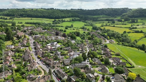 Aerial video over Uley United Kingdom photo