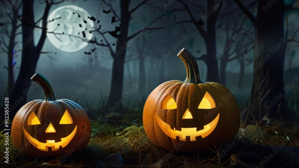 halloween background with pumpkin halloween background with pumpkin