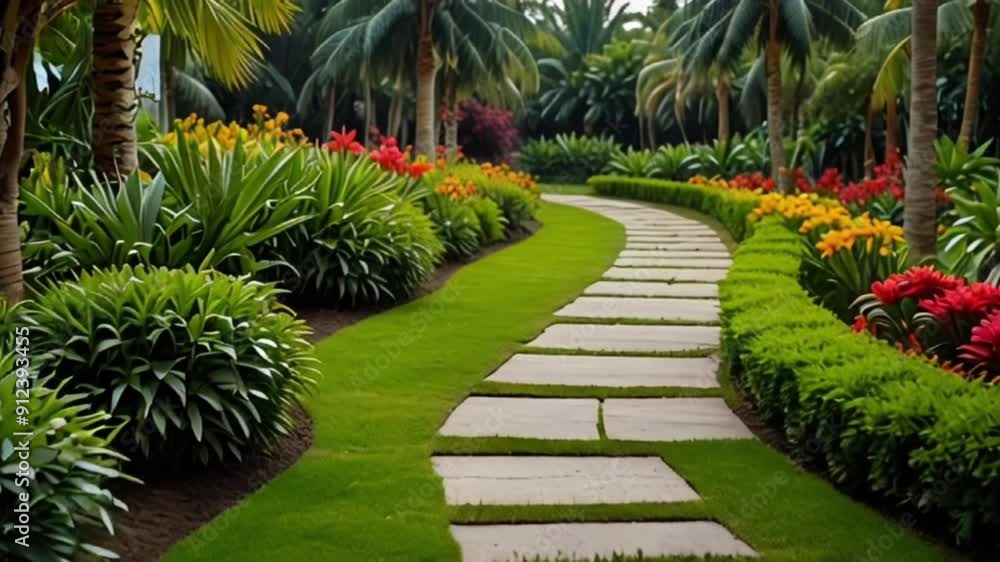 path in the garden path in the garden