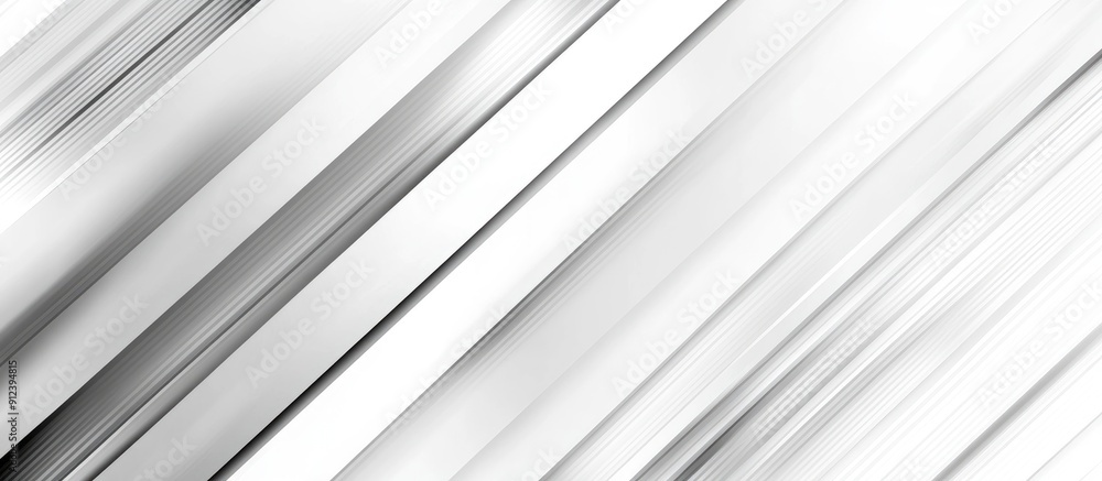 Abstract white and silver gradient pattern with smooth grey metallic texture on a diagonal background Modern clean design Abstract white and silver gradient pattern with smooth grey metallic texture on a diagonal background Modern clean design