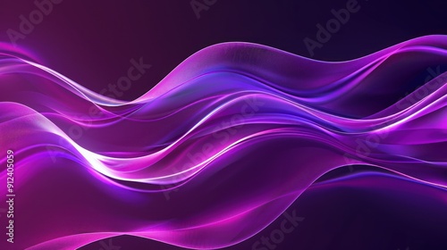 Wallpaper Mural Abstract purple wave motion light pattern background Torontodigital.ca