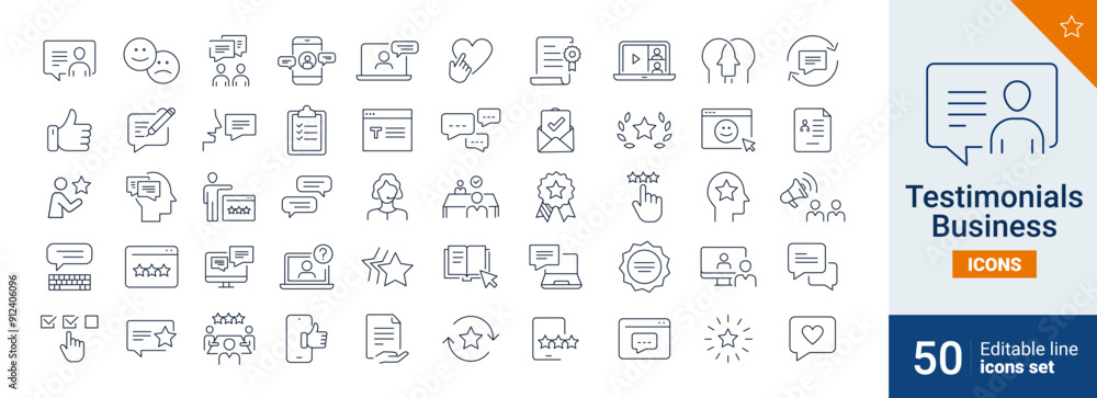Testimonials icons Pixel perfect. Check, like, star, ...
Testimonials icons Pixel perfect. Check, like, star, ...