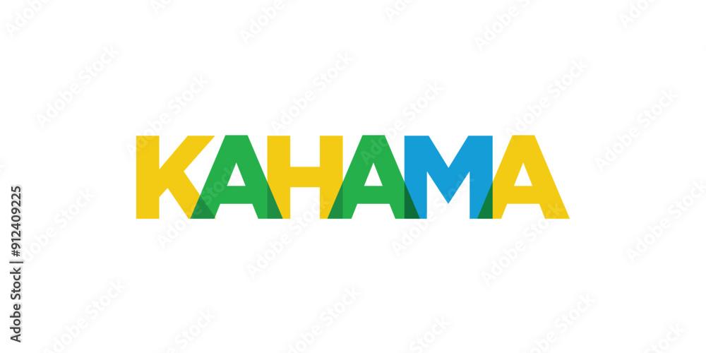 Kahama in the Tanzania emblem. The design features a geometric style, vector illustration with bold typography in a modern font. The graphic slogan lettering. Kahama in the Tanzania emblem. The design features a geometric style, vector illustration with bold typography in a modern font. The graphic slogan lettering.