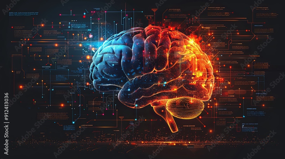 Left and right human brain with social infographic on logical side. Creative half and logic half of human mind. Vector illustration aboud social communication and business work Left and right human brain with social infographic on logical side. Creative half and logic half of human mind. Vector illustration aboud social communication and business work