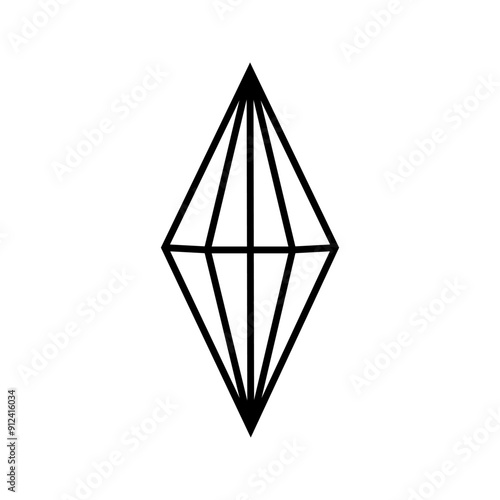 diamond icon vector design template simple. Gemstone icon