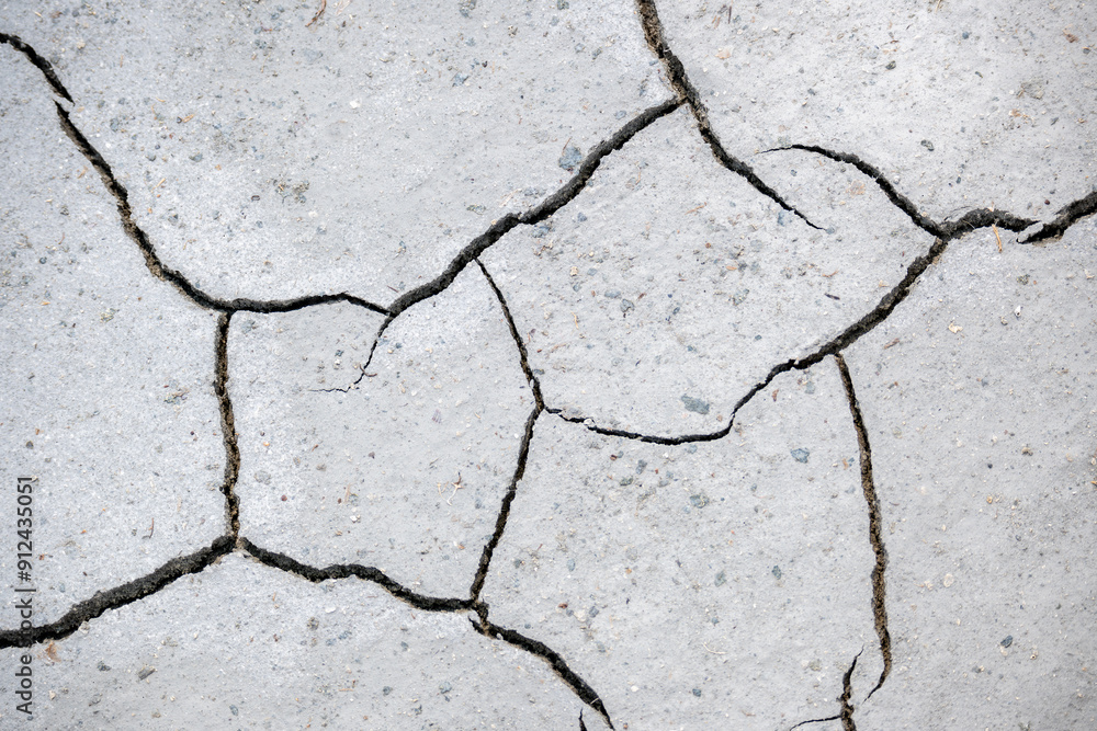 Fototapeta premium Cracked earth background texture