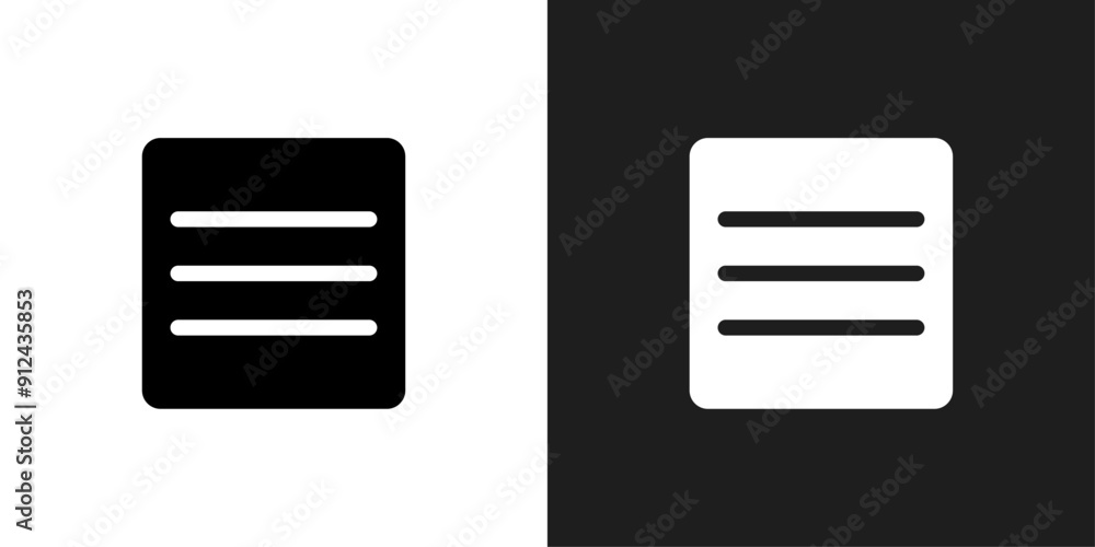 Menu icon logo set vector Menu icon logo set vector