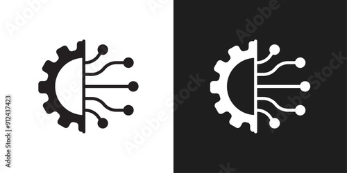 Transform icon logo set vector
