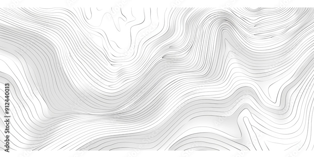 White abstract background with curved lines. White abstract background with curved lines.