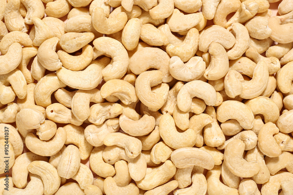 Tasty cashew nuts as background, closeup Tasty cashew nuts as background, closeup