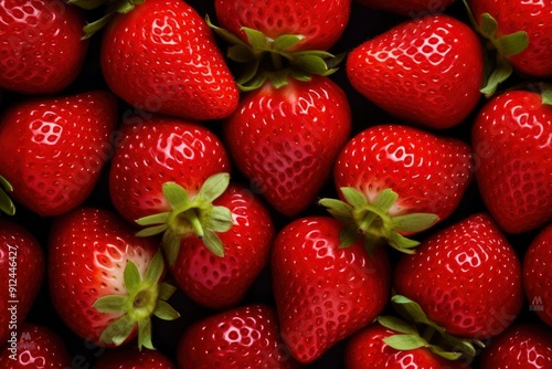 strawberry Fruit background, photography with generative ai