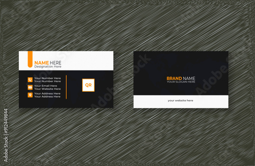 Luxury and Premium Business Bard Design, Creative and Modern Custom Business Card Printing Template.