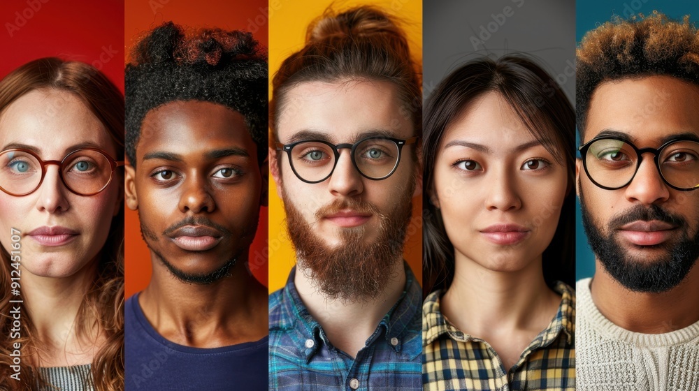 Obraz premium Workplace Diversity: Fostering a work environment where employees from various backgrounds and cultures are included, leading to greater innovation and a more inclusive organizational culture. 