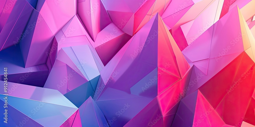 Obraz premium Abstract geometric background with vibrant colors.