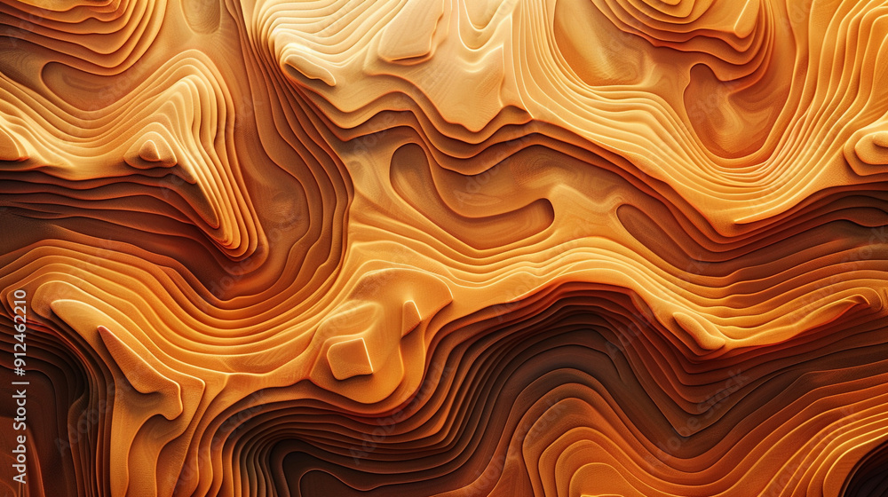 An abstract pattern of flowing, organic lines in warm earth tones, resembling the contours of a topographic map with subtle gradients and textures. An abstract pattern of flowing, organic lines in warm earth tones, resembling the contours of a topographic map with subtle gradients and textures.
