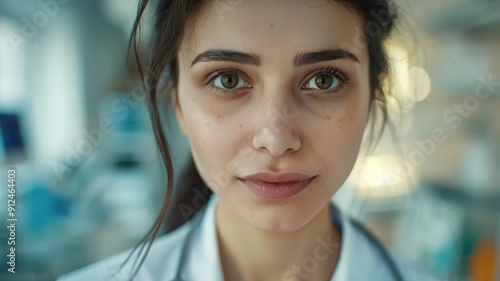 Close-up portrait of a youn...