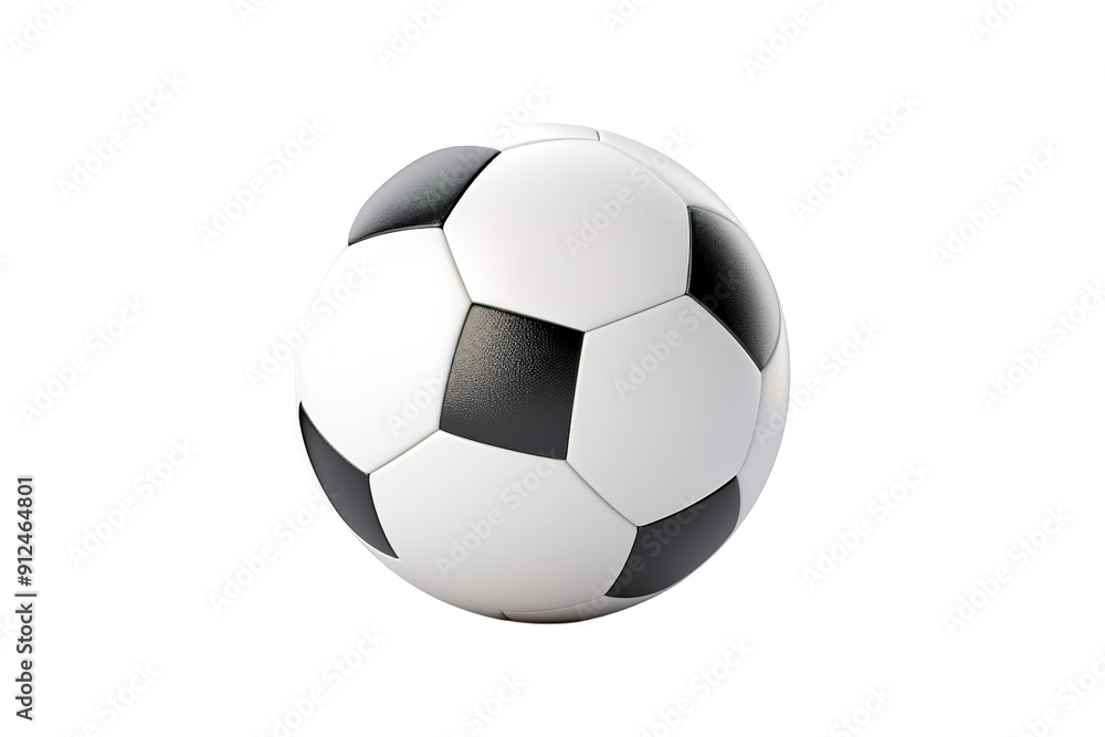 A Classic Black And White Soccer Ball Isolated On A White Background on a White or Clear Surface PNG Transparent Background A Classic Black And White Soccer Ball Isolated On A White Background on a White or Clear Surface PNG Transparent Background