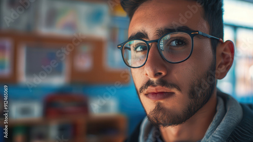 Close-up portrait of a youn...