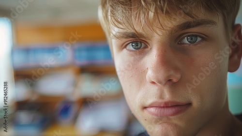 Close-up portrait of a youn...