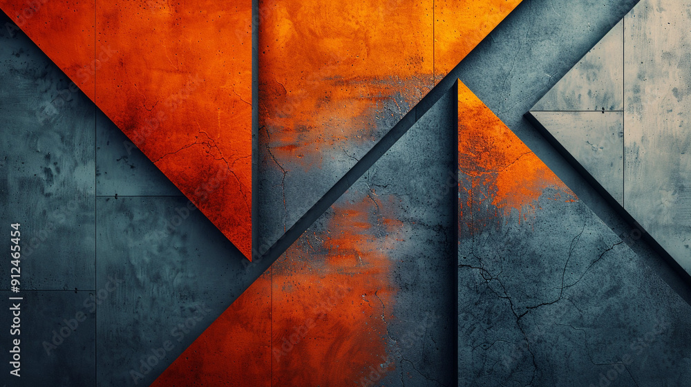 A minimalist abstract design with sharp, clean lines in deep blue and bright orange, intersecting at various angles against a textured grey background. A minimalist abstract design with sharp, clean lines in deep blue and bright orange, intersecting at various angles against a textured grey background.