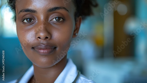 Close-up portrait of a youn...