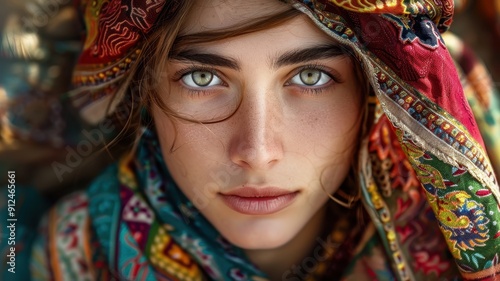 Close-up portrait of a youn...
