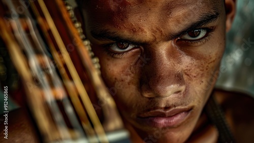 Close-up portrait of a youn...