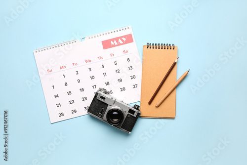 Composition with calendar, ...