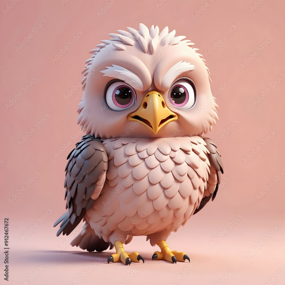 Angry Cartoon Bird. Angry Cartoon Bird.