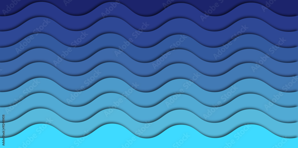 Abstract wave background with paper cut shapes. Abstract wave background with paper cut shapes.