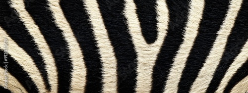 Striped Elegance. Zebra-inspired seamless pattern photo