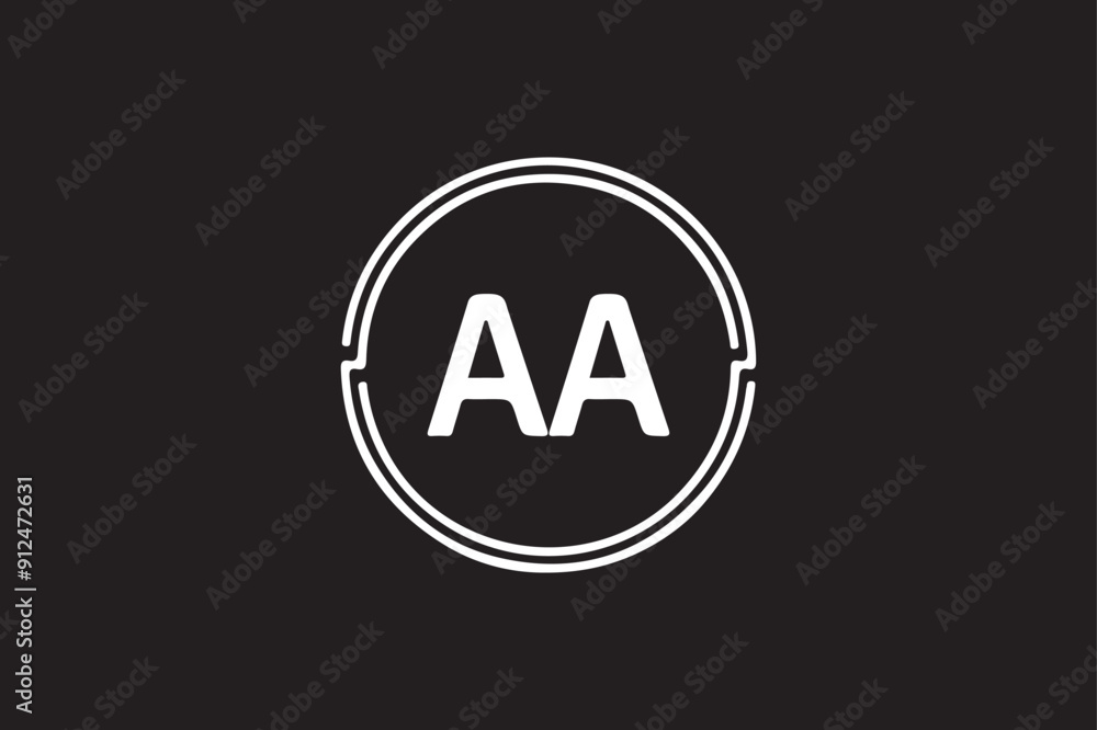 AA letter logo design icon template elements colorful alphabet collection type characters logo type. AA letter logo design icon template elements colorful alphabet collection type characters logo type.