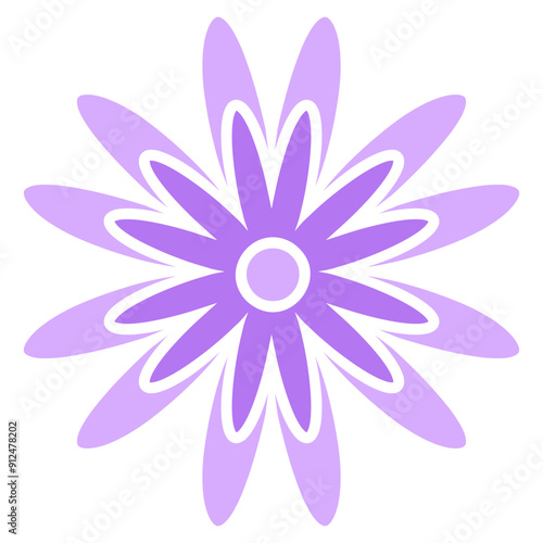 purple flower blossom