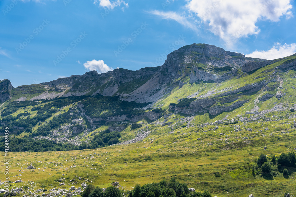 Majestic summer day in the Durmitor National park. Village Zabljak, Montenegro, Balkans, Europe. Scenic image of popular travel destination. Discover the beauty of earth. Hiking nature destination Majestic summer day in the Durmitor National park. Village Zabljak, Montenegro, Balkans, Europe. Scenic image of popular travel destination. Discover the beauty of earth. Hiking nature destination