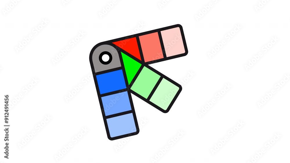 motion icon Color palette with red, green, blue, and light blue shades.
motion icon Color palette with red, green, blue, and light blue shades.