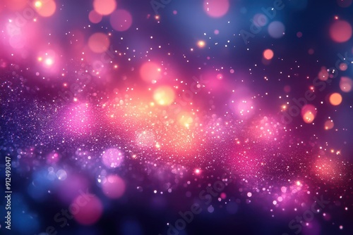 dreamy bokeh background soft outoffocus lights create magical atmosphere pastel hues blend seamlessly abstract romantic ambiance perfect for festive or whimsical designs