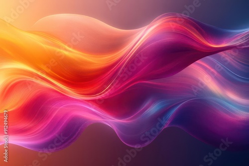 Wallpaper Mural dynamic abstract header design vibrant multicolored lines flowing and intertwining against a gradient background conveying movement creativity and digital transformation Torontodigital.ca