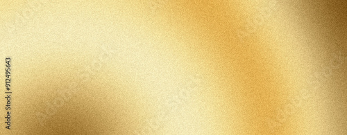 Luxury gold background with gainy texture. Abstract horizontal background