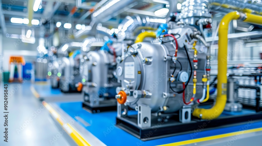 Compressor unit providing air for HVAC system testing, building maintenance Efficient and powerful, essential and versatile, facility management Compressor unit providing air for HVAC system testing, building maintenance Efficient and powerful, essential and versatile, facility management