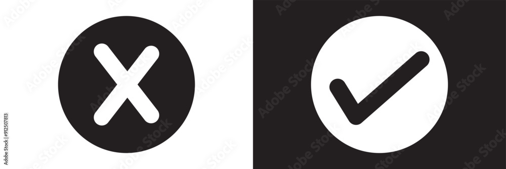 Fototapeta premium Verified badge icon tick symbol vector approved check mark icon. Blue green checkmark icons - Certificate badge Quality certify icon